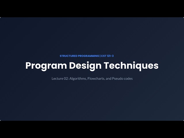 Program Design Techniques in C | Step-by-Step Problem Solving | C Programming Tutorial for Beginners