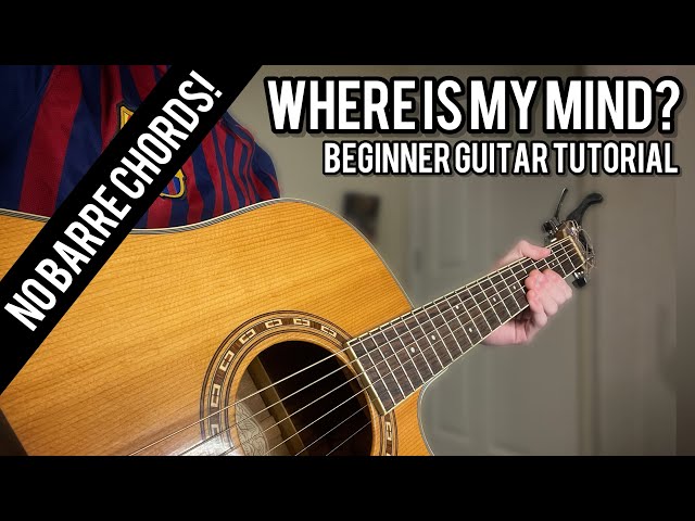 Pixies - Where Is My Mind EASY Guitar Tutorial With Chords/Lyrics