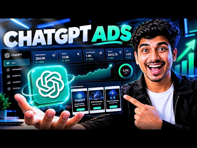 How I Run Profitable ChatGPT Ads (Full Tutorial Inside) | ChatGPT Just Launched ADS!
