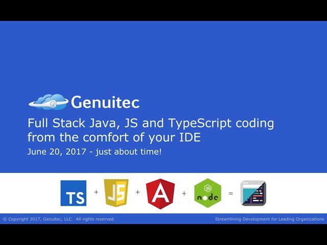Learn How to Add TypeScript and Angular to your Java Stack