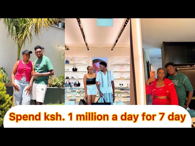 Nebz and his wife Nyathira start, “Spend Ksh. 1 million a day for 7 days”,challenge.