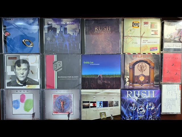 Rush Music Collection: CDs - Solo and Compilation Albums #rush