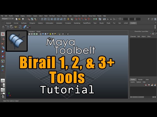 The Maya Toolbelt - Birail 1, 2, and 3+ Tools