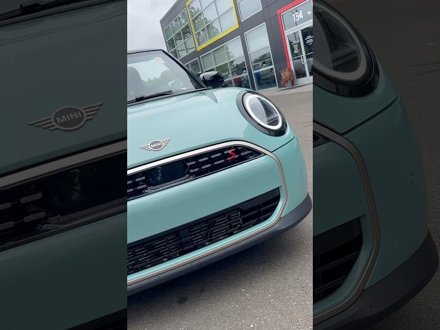 Ocean Wave Green on the 2026 MINI Cooper S Convertible #convertible #mini #minicooper #cars #fyp
