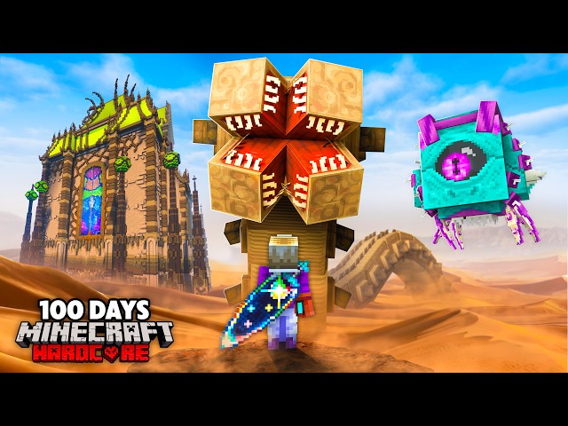 I Survived 100 Days in a SUPERIOR RPG in Minecraft Hardcore!