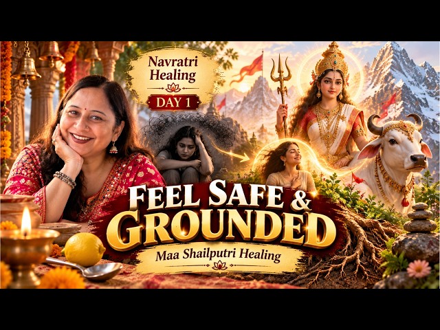 Dar Aur Insecurity Se Pareshan Ho? 🌺 | Maa Shailputri Healing for Grounding & Stability  Day 1