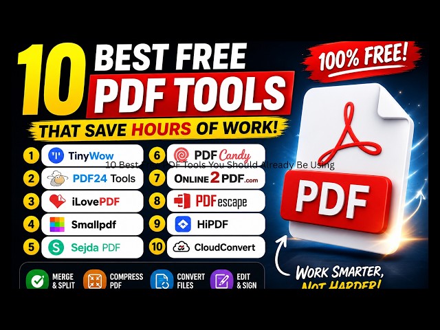 10 Best Free PDF Tools You Should Already Be Using