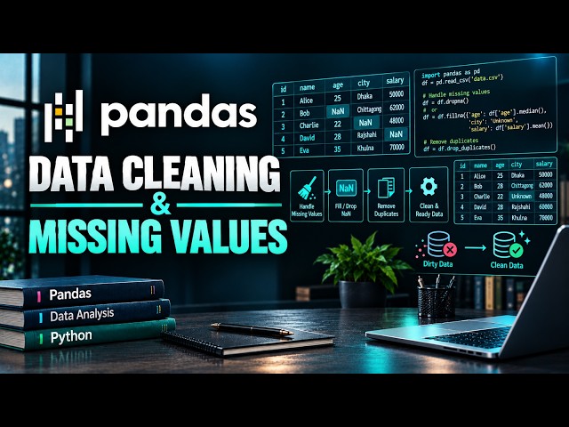 Pandas Data Cleaning & Missing Values | Module 04: dropna, fillna & Deduplication