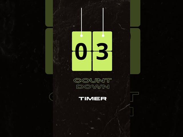 10 Seconds countdown Timer With Voice