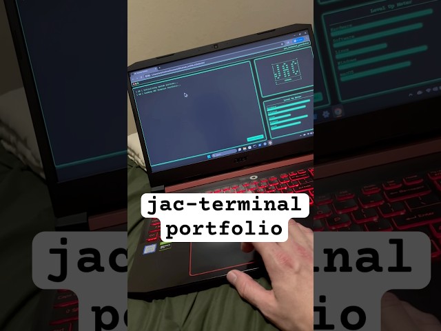 Terminal Portfolio Custom Website