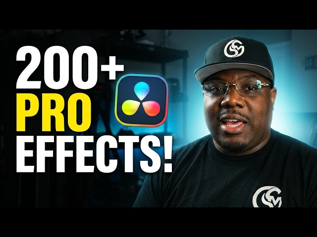 VFX KIT V2 – 200 Drag-and-Drop VFX Presets for DaVinci Resolve