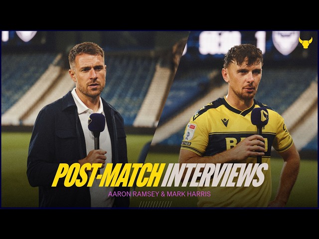 Aaron Ramsey and Mark Harris Reflect on Oxford United's Defeat Against Huddersfield Town | Interview