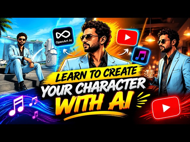 Learn to create your own Character using AI | AI Tutorial | NRI Cuber