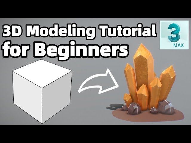 Create a Crystal from Scratch in 3ds Max | Beginner 3D Modeling Tutorial