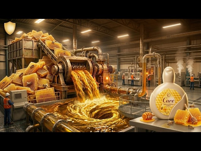 Inside the 1,000,000 Gallon Care Lotion Plant – The INSANE Honey & Wax Process!