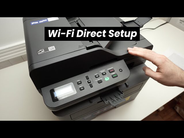 How to Setup Wi-Fi Direct on the Brother DCP-L2640DW Printer