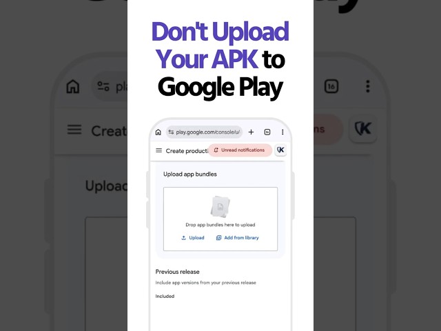 Don't Upload Your APK to Google Play! #shorts