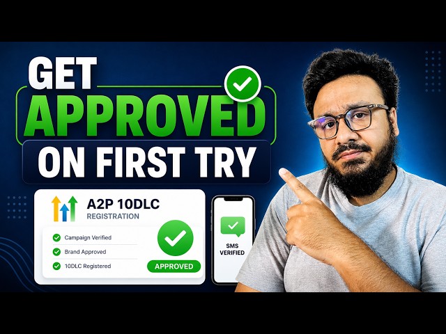 GoHighLevel A2P 10DLC Registration Step By Step | Get Approved On 1st Try