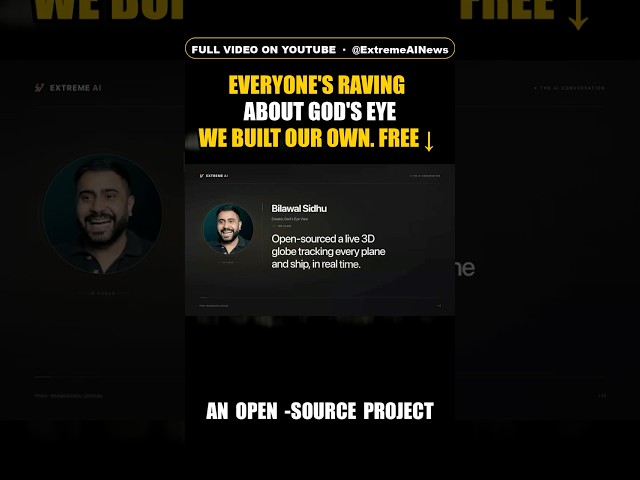 I open-sourced a spy satellite for your browser #Shorts