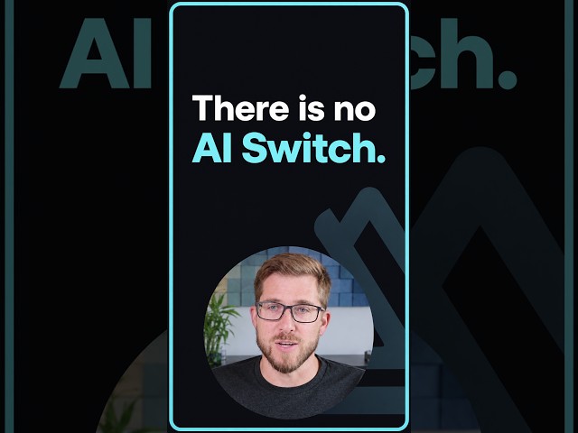 There Is No AI Switch