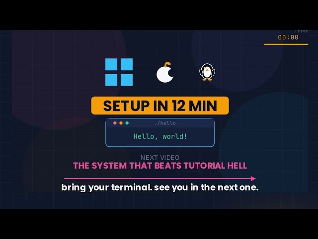 Zero to Compiler in 12 Minutes — C++ Setup on Windows, Mac & Linux (2026)