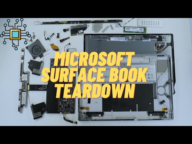 Microsoft Surface Book 1703 13.5" Full Disassembly Teardown Guide