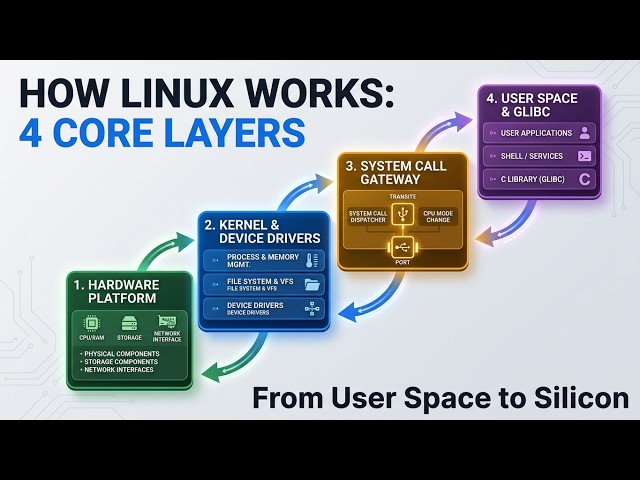 Linux Architecure Explained in 15 mins