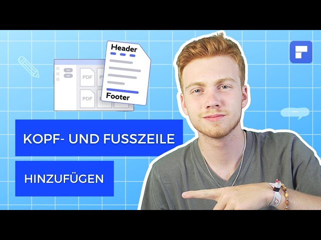 So fügen Sie Kopf- und Fußzeilen in PDF hinzu | PDFelement Deutsch