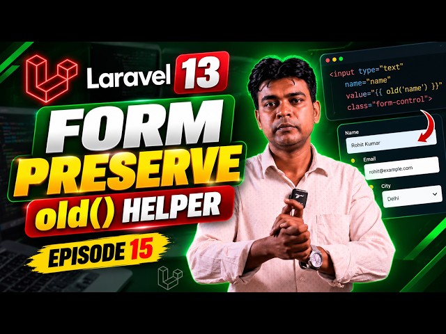Laravel 13 Tutorial in Hindi #15 | Form Validation, Custom Messages & Custom Rules | Live Project