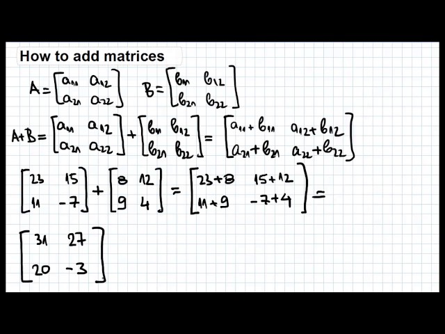 Learn to add, subtract and multiply matrices by scalar by MacSteve Tutorials