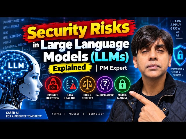 Top LLM Security Vulnerabilities Explained in 90 Seconds | AI Security Guide by Pankaj Sharma