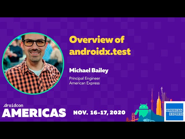 Overview of androidx.test