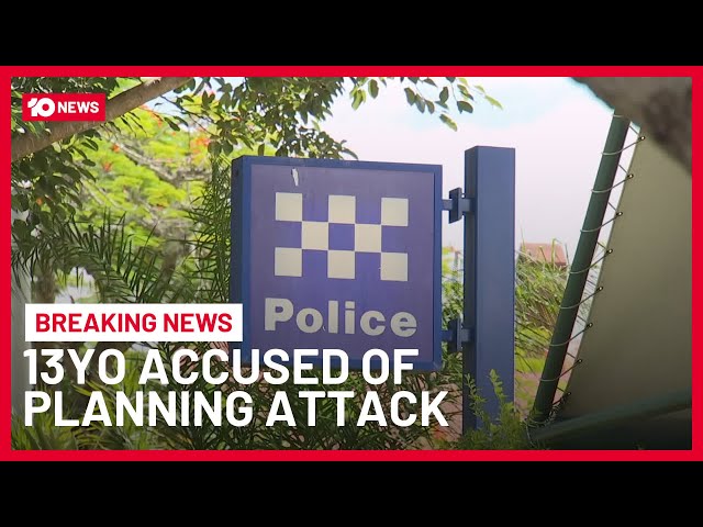13-Year-Old Charged After Allegedly Planning Imminent Attack In Queensland | 10 News