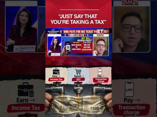 Tax Or UPI Charge? Ashneer Grover’s Unique Take On The New MDR Debate #shorts #upi #mdr #viral #tax