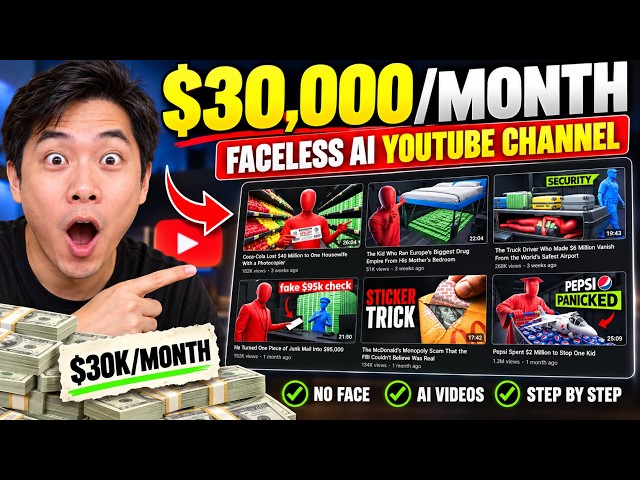 I Cloned a $30K/Month Faceless YouTube Channel With AI (Step-by-Step)