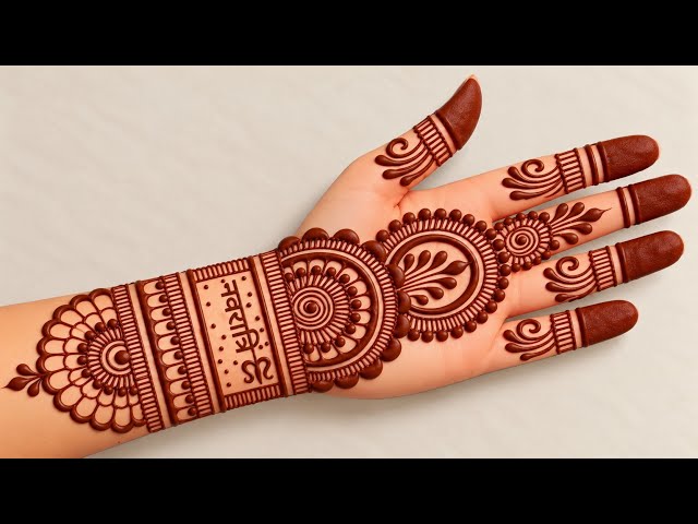 Navratri Special Simple Mehndi Design 2026। Simple Mehndi Designs। Front Hand Mehndi Design।Mehndi 