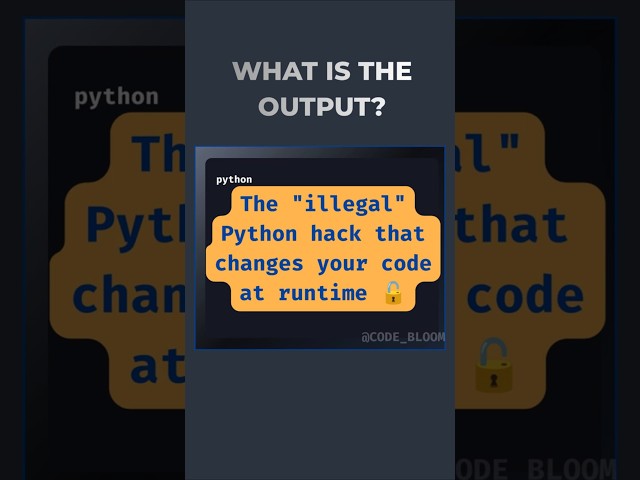 99% of Python Beginners Fail This Password Quiz #coding #pythoninterviewquestions #python