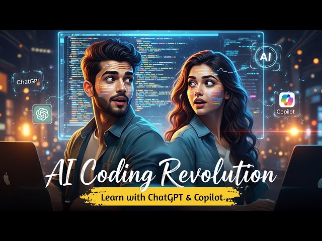 AI Coding Tutorial for Beginners -[Hindi] | Learn Coding with ChatGPT & Copilot -Career Support