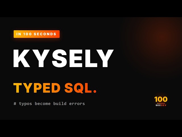 Kysely in 100 Seconds