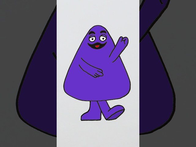 Grimace Drawing #shorts #drawing #art #viral