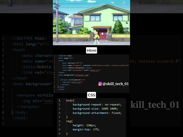 Animation By using Html & Css #css #html #animation