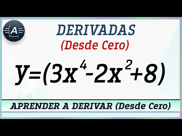 DERIVATIVE OF A FUNCTION (From Scratch)