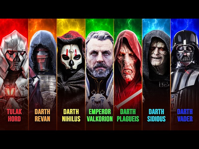 Every Single Sith Lord in Star Wars History Explained in Chronological Order