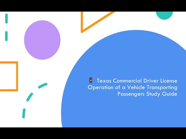 Texas CDL Passenger Test Prep 2026 | Hardest Questions + Answers + Explanation