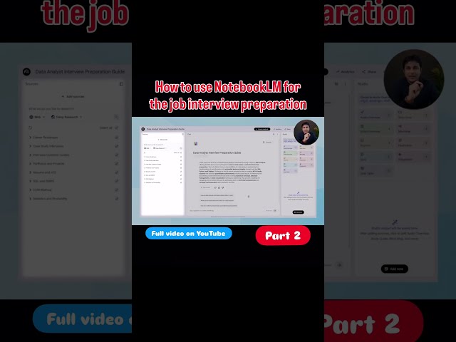 The secret weapon for your next data analyst interview #interviewprep #notebooklm #ai