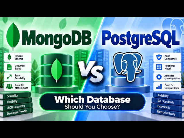 MongoDB vs PostgreSQL | Which Database Should You Choose? | Uplatz
