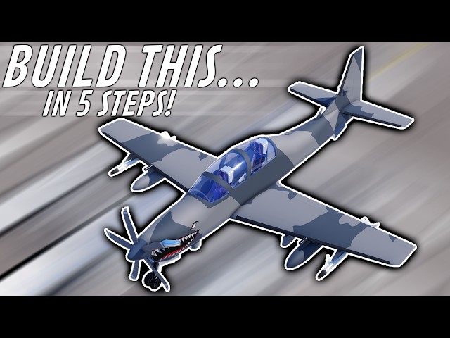 5 EASY Building Steps For Planes! [SimplePlanes 2]