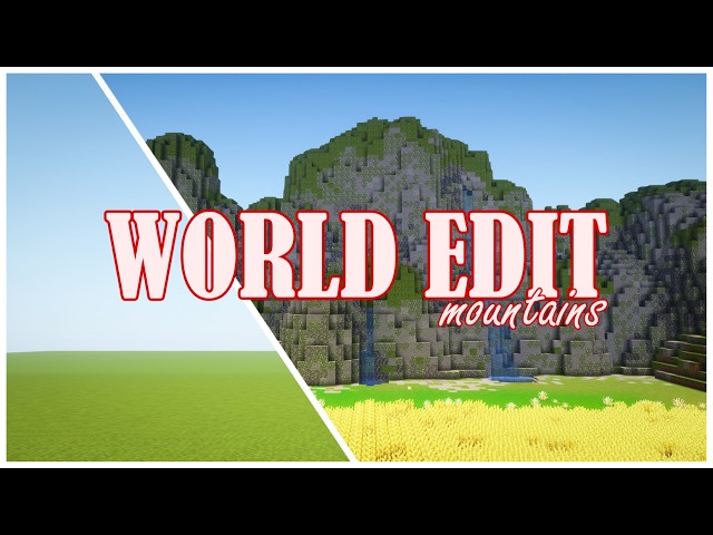 How to make Mountains with World Edit in Minecraft