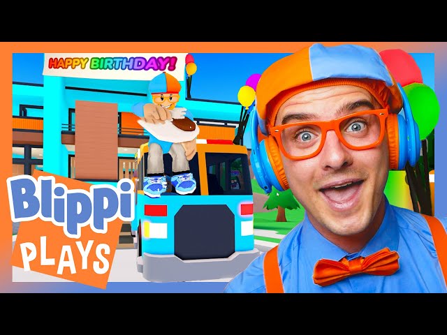 Blippi Plays 'Paradise RP' on Roblox! | Blippi Plays Roblox! | Video Games for Kids