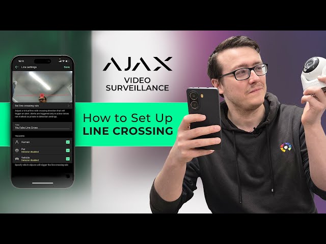 How to set up Line Crossing Detection in the Ajax App